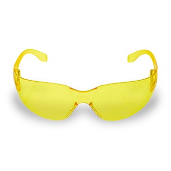 Óculos Proteção Kalipso Leopardo Antirisco Amarelo