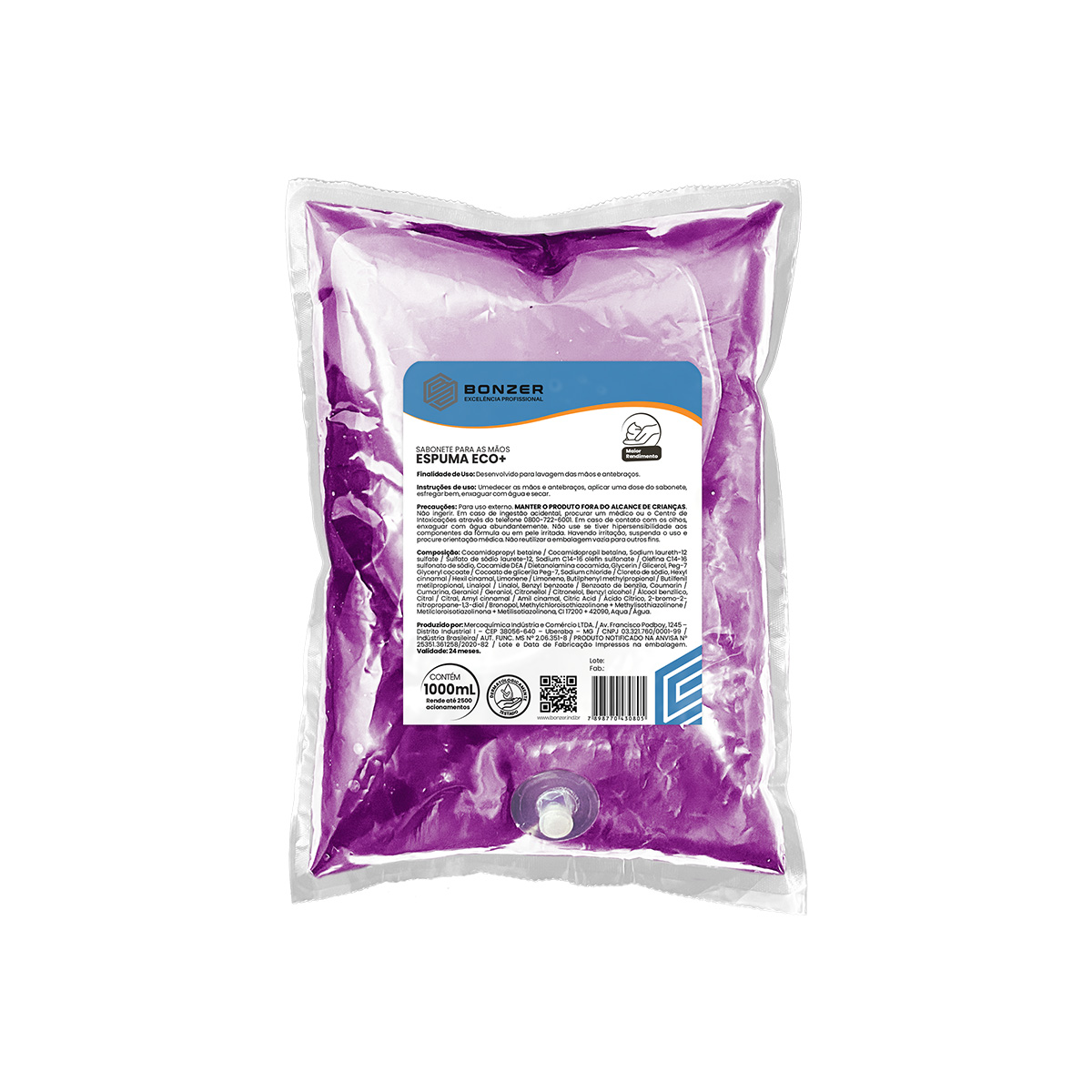 Sabonete Espuma Eco 1L | Bonzer