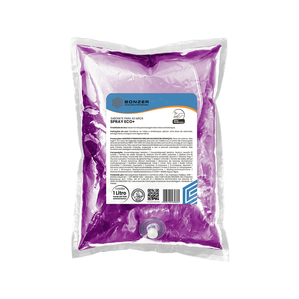 Sabonete Spray Eco 1L | Bonzer