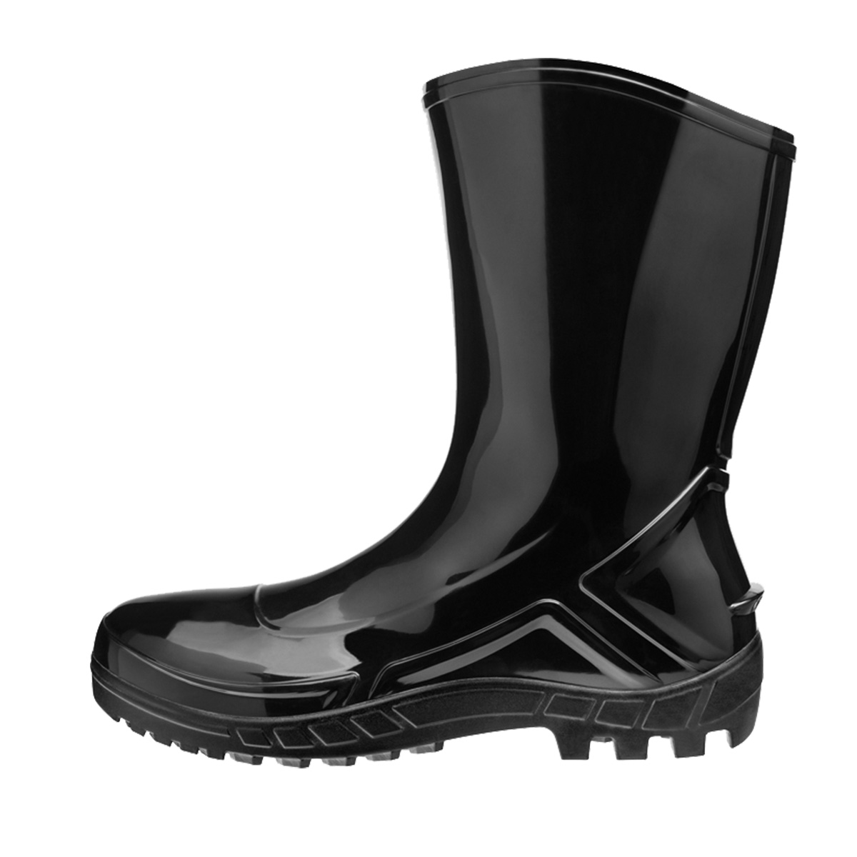 Bota PVC Vulcaflex Cano Médio Preta 35 | Marluvas