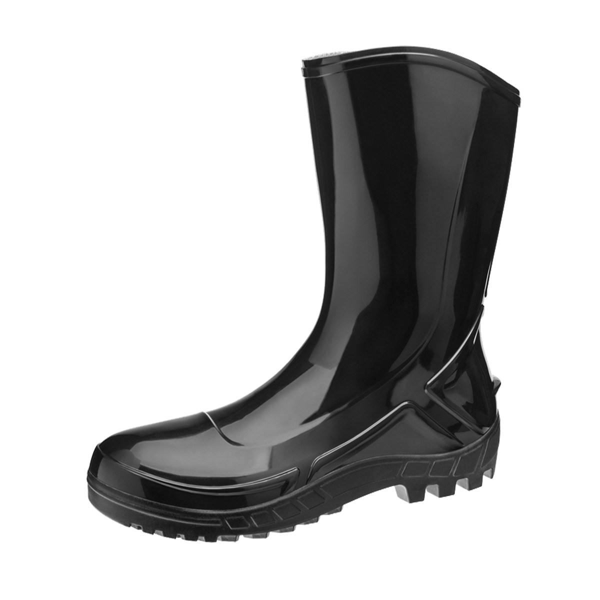 Bota PVC Vulcaflex Cano Médio Preta 35 | Marluvas