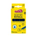 Giz de Cera Estaca Azul 12 unidades | Radex