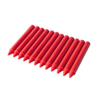 Giz de Cera Estaca Vermelho 12 unidades | Radex