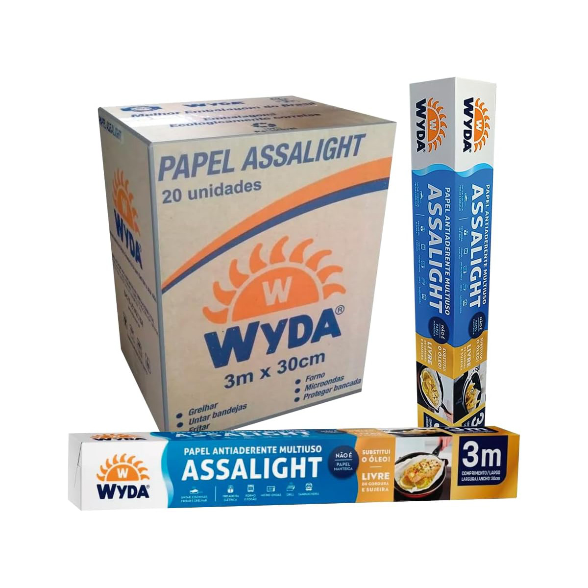 Papel Antiaderente 3 metros Multiuso Assalight