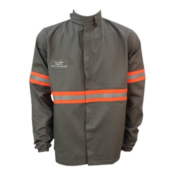 Camisa NR10 Risco II Cinza Com Refletivo P
