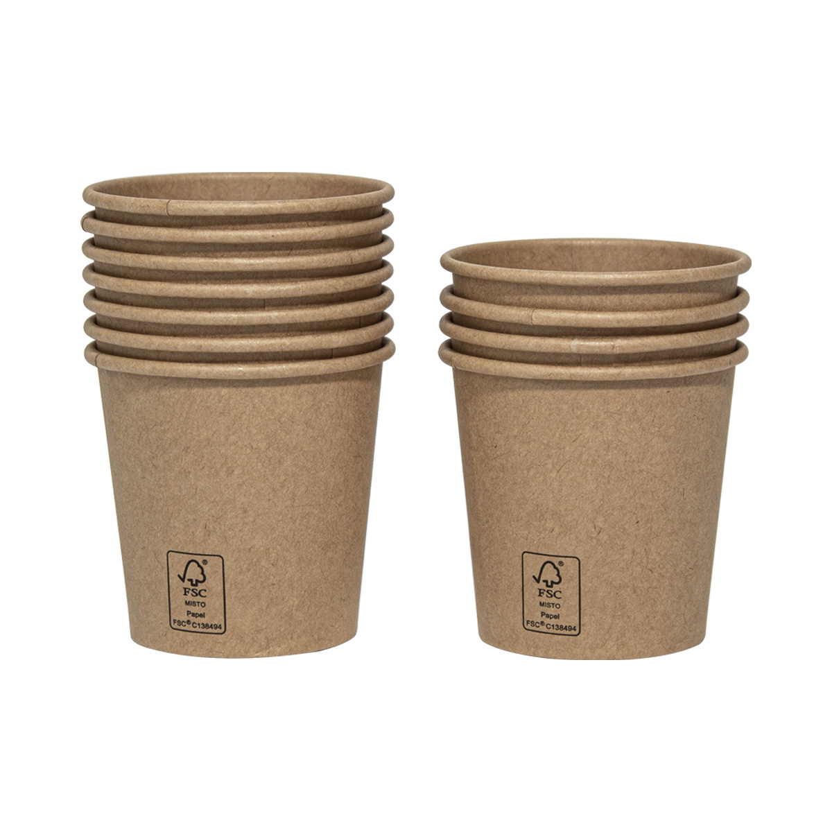 Copo Papel Kraft 120ml 50 unidades