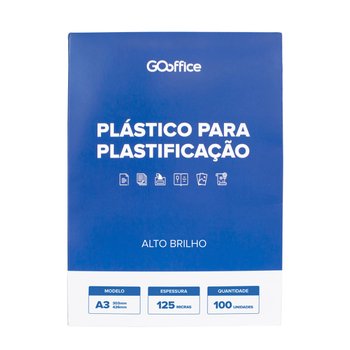 Plástico para Plastificação A3 303x426mm 100 folahs | Go Office