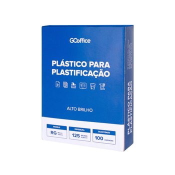 Plástico para Plastificação 80x110mm 100 unidades | Go Office