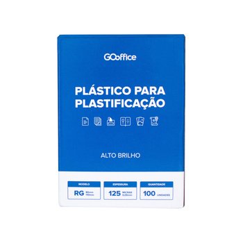 Plástico para Plastificação 80x110mm 100 unidades | Go Office