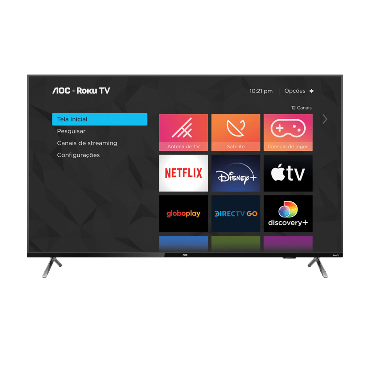 Smart TV 4K 50" AOC 50U7045 Roku