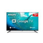 Smart TV 4K 75" Philips 75PUG7019 Google Comando de Voz