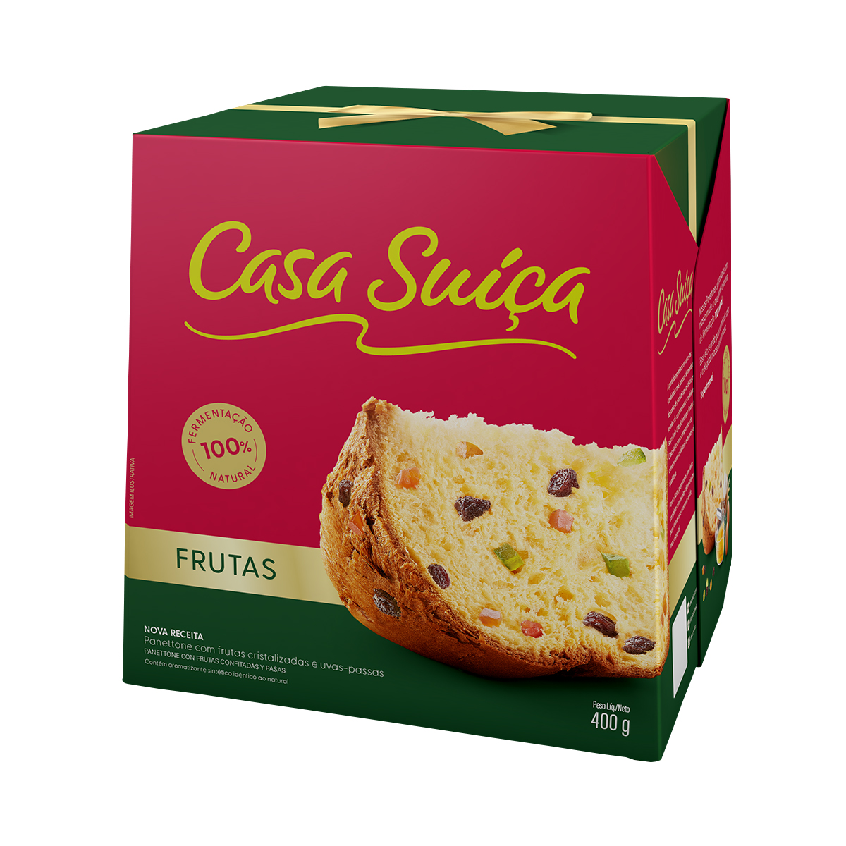 Panetone Casa Suíça Frutas 400g