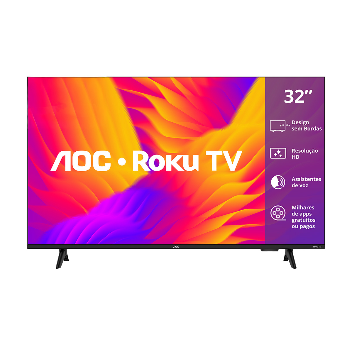 Smart TV 32" HD | AOC 32S5155 Roku