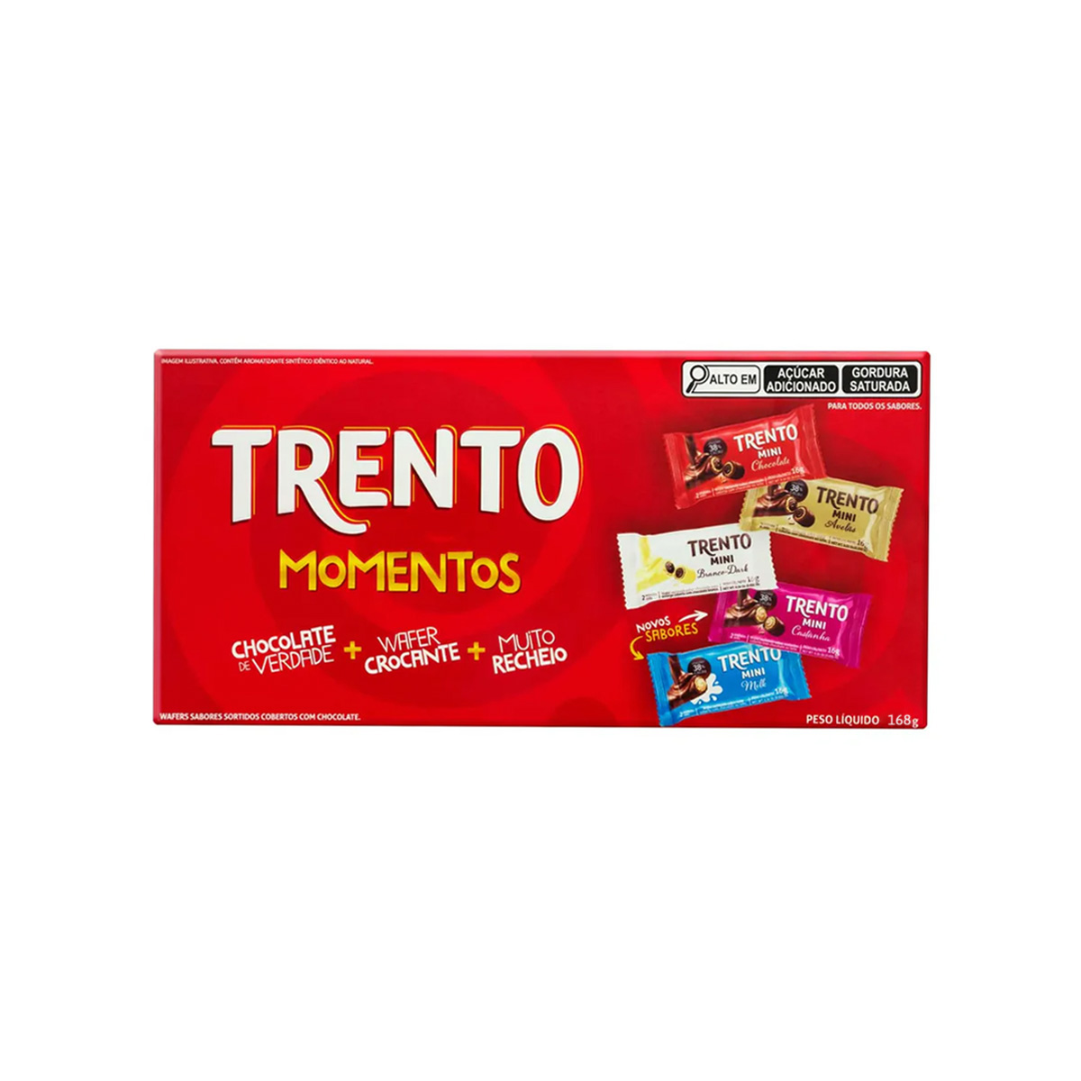 Caixa de Bombom Momentos Sortidos 168g | Trento