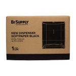 New Dispenser Black Papel Toalha Bobina Auto-Corte | Softpaper