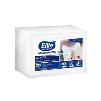 Guardanapo Folha Dupla 14,5x21cm 300UN | Elite