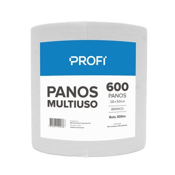 Pano Descartável Branco 35g/m2 rolo 0,28x300m | Profi