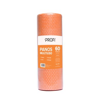 Pano Descartável Laranja 35g/m2 rolo 0,28x30m | Profi