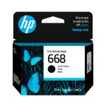 Cartucho de Tinta Original HP 668 Preto 7FP37VL