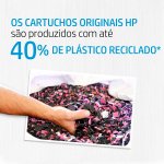 Cartucho de Tinta Original HP 668 Preto 7FP37VL