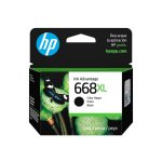 Cartucho de Tinta Original HP 668 XL Preto 7FP39VL