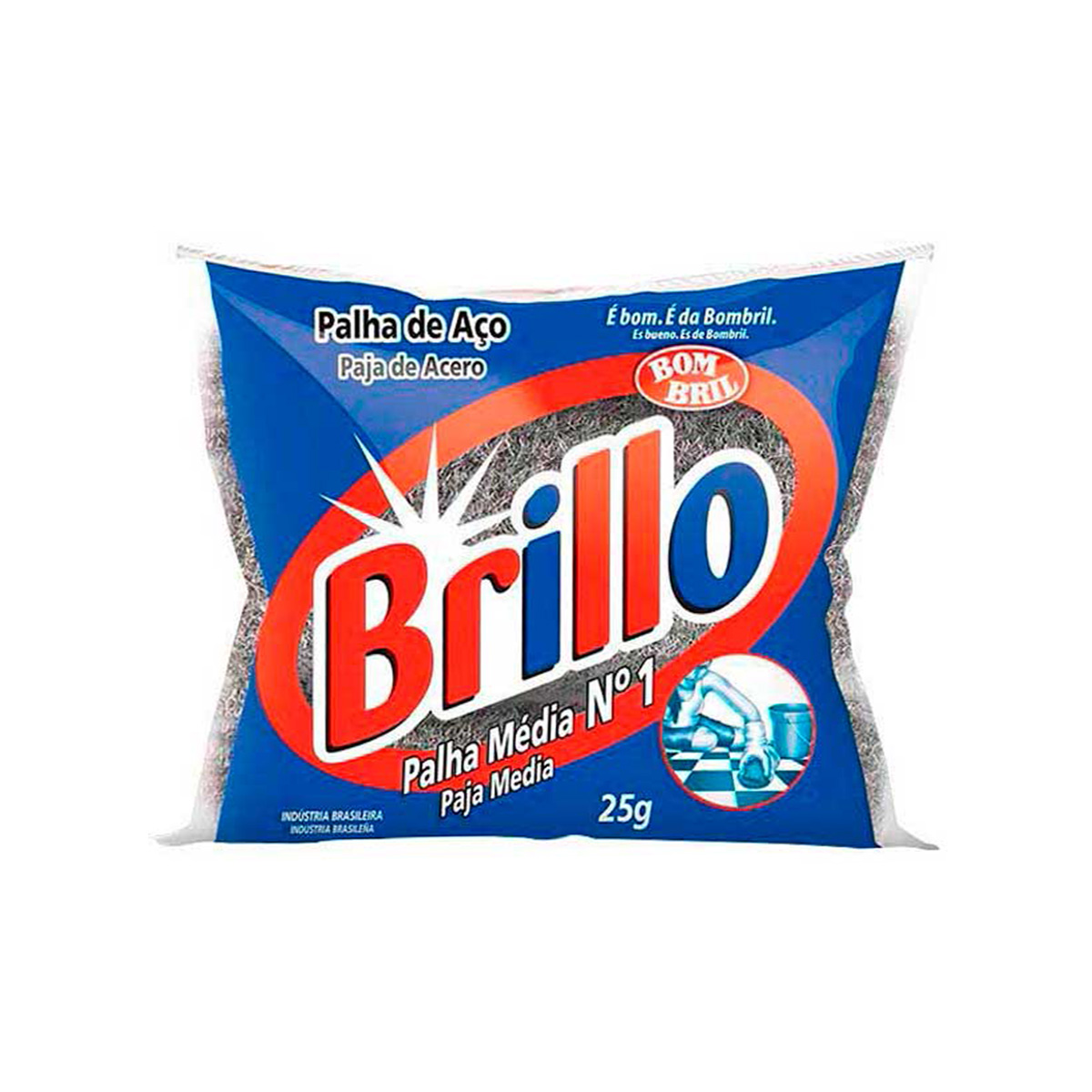 Palha de Aço N° 1 25G | Brillo