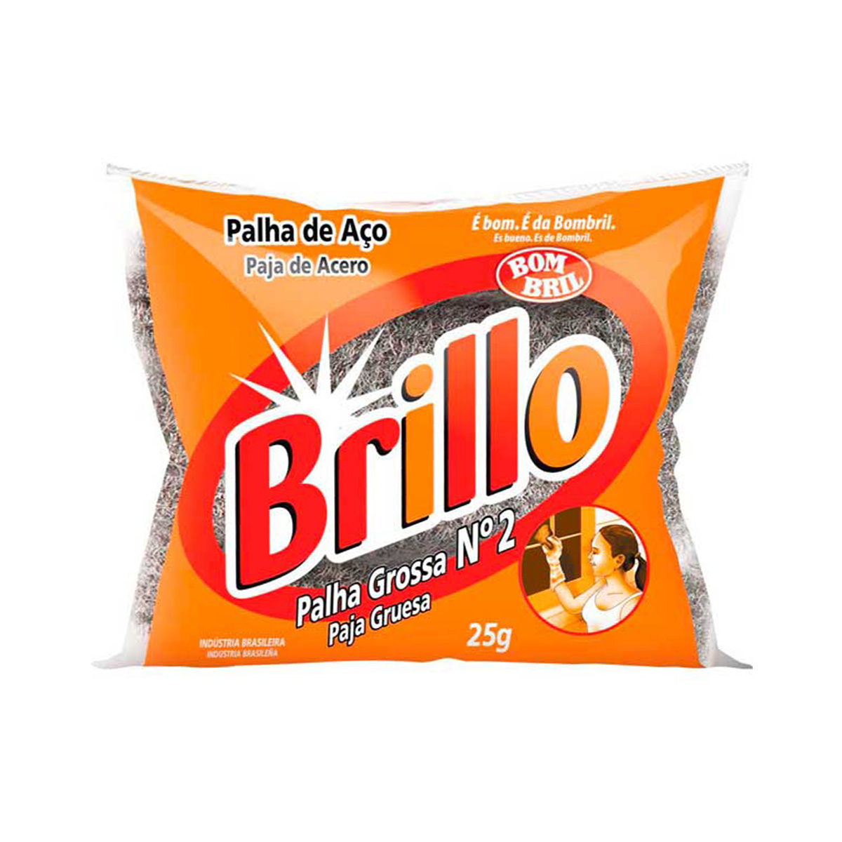Palha de Aço N° 2 25G | Brillo