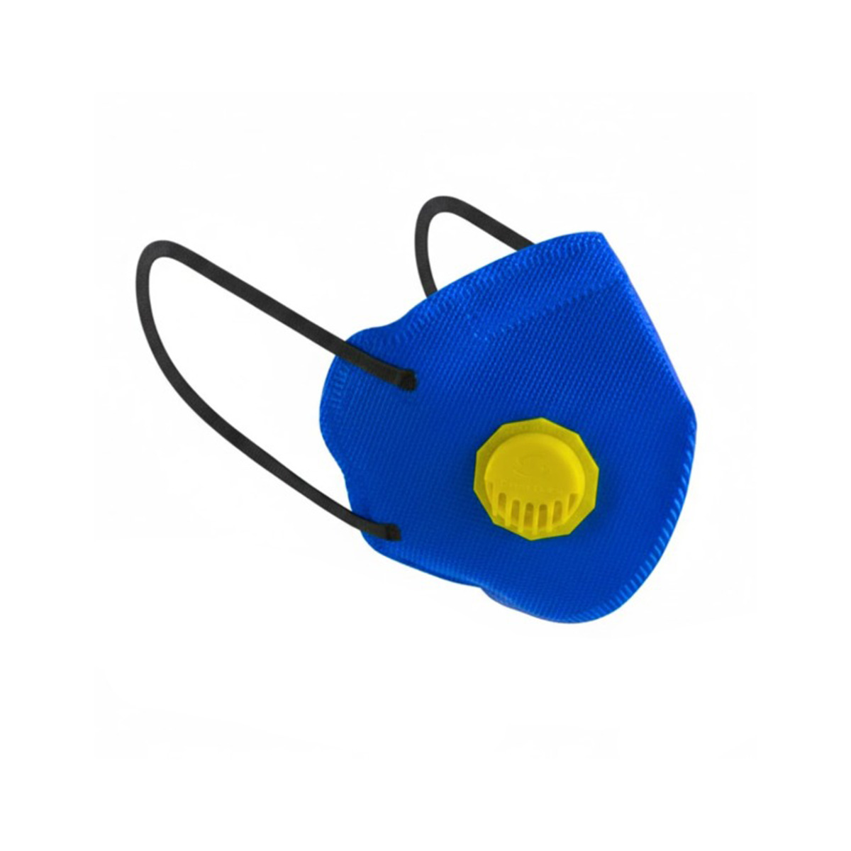 Respirador Azul PFF2 Semi Facial c/ Elástico e Válvula