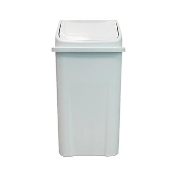 Lixeira Plástica Basculante Branca 100L