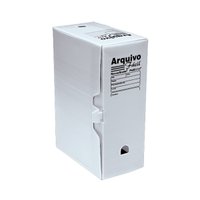 Arquivo Morto 350x130x250mm Branco 10 unidades | Polibrás
