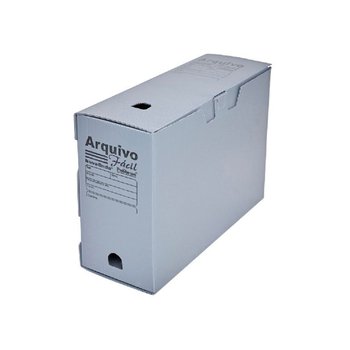 Arquivo Morto 350x130x250mm Cinza 10 unidades | Polibrás