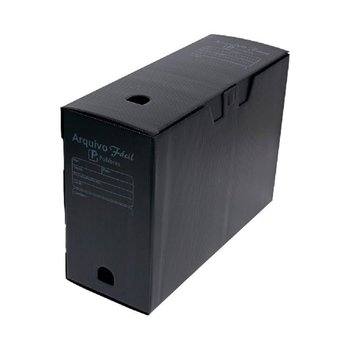 Arquivo Morto 350x130x250mm Preto 10 unidades | Polibrás