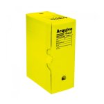 Arquivo Morto 390x185x300mm Amarelo 10 unidades | Polibrás