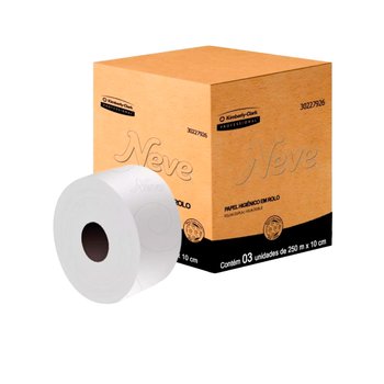 Papel Higiênico Folha Dupla 250 metros 18 rolos | Neve