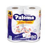 Papel Higiênico Paloma Folha Dupla 30 metros 4 unidades